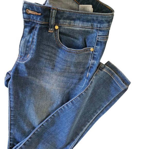 Michael Kohrs Izzy Skinny Stretch Blue Jeans size 2 - Picture 5 of 7